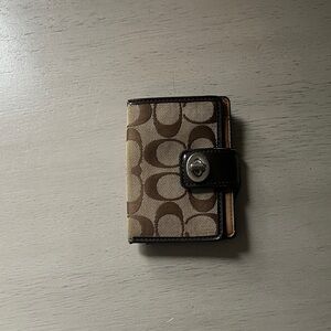 Coach Brown and Black Wallet